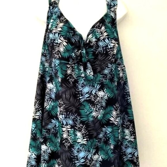 NEW TROPICAL PLUS TANKINI SWIMSUIT TOP - Picture 1 of 9
